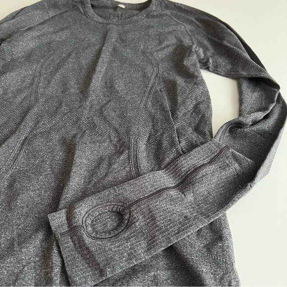 Lululemon swiftly tech long-sleeve shirt, gray, 6 - Picture 11 of 11